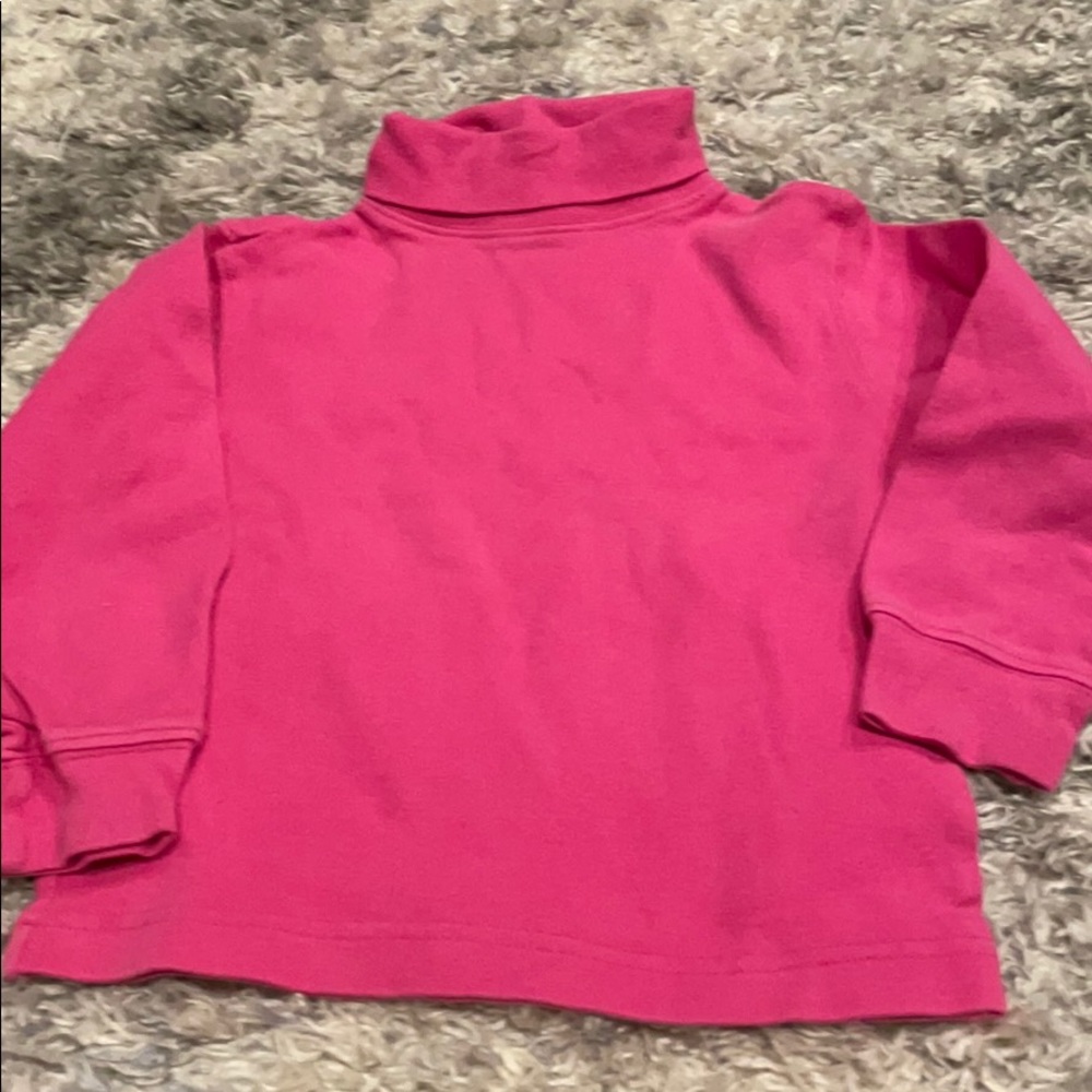 Pink turtle neck